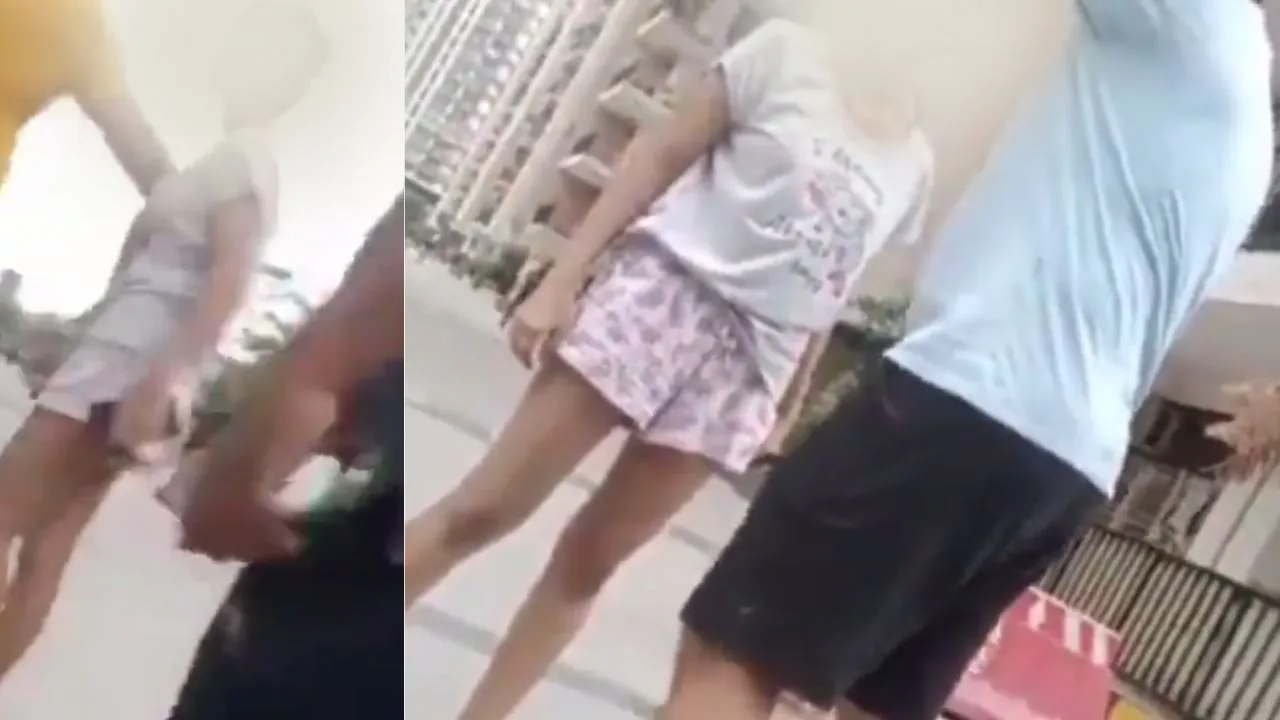 viral noida society trending video