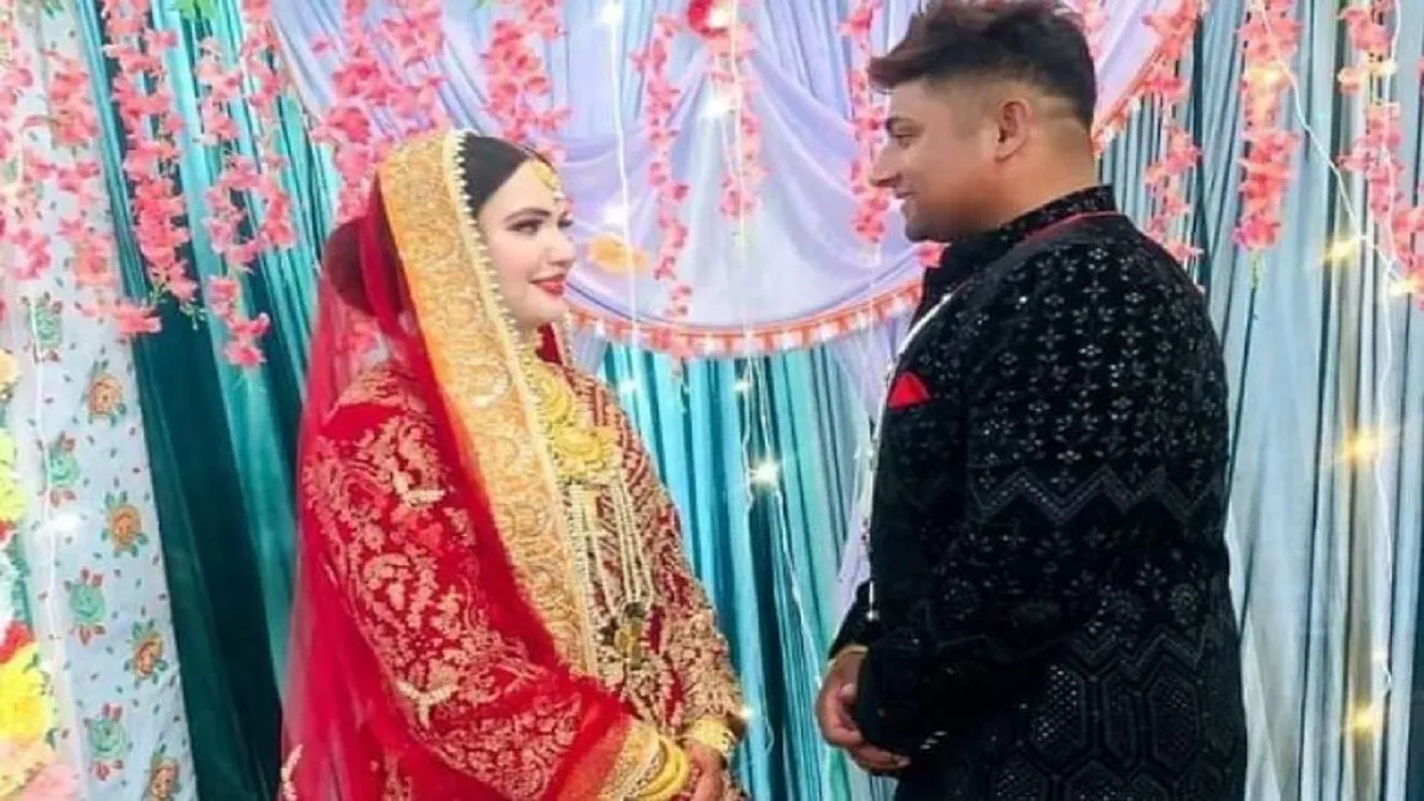 sarfaraz khan get married kashmirir girl marriage video goes viral