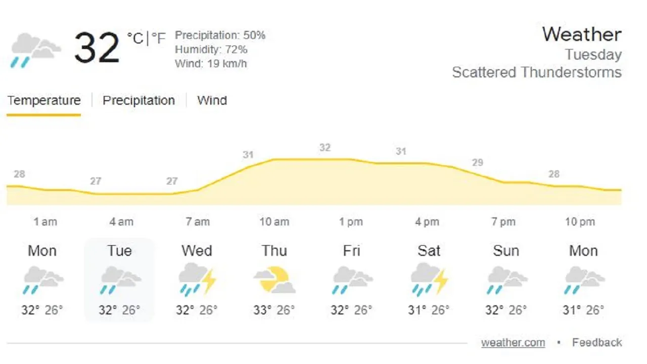 IND vs WI 3rd T20I Weather Update Pitch Report
