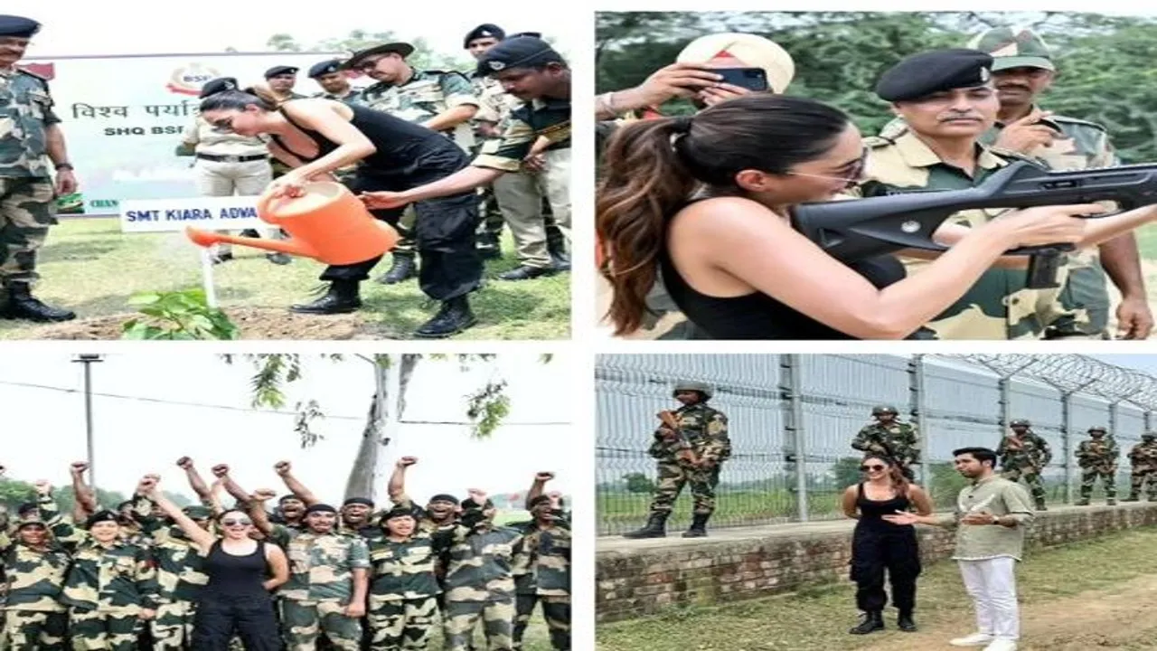 Kiara Advani At Wagah Border
