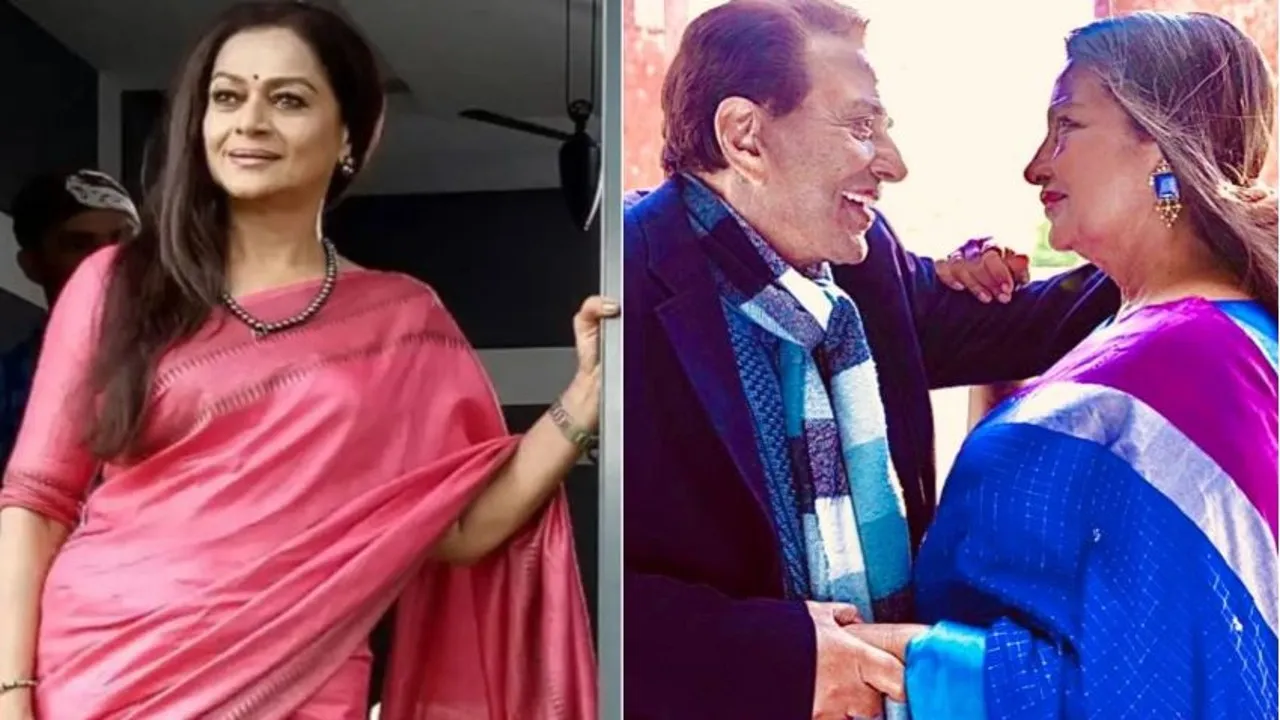 Dharmendra and Shabana Azmi