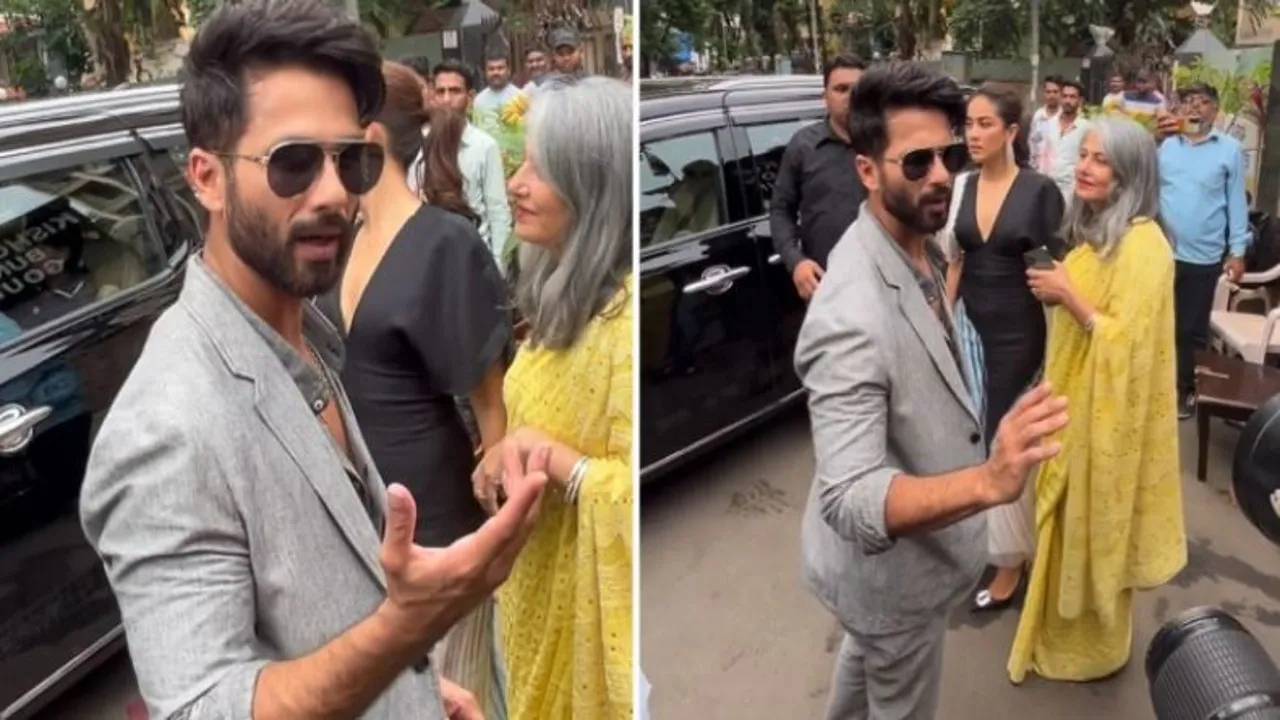 Shahid Kapoor yells at paprazzi