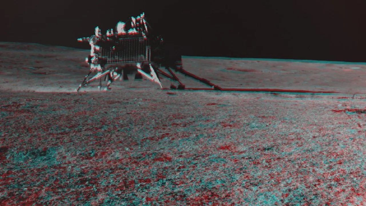 Chandrayaan moon night