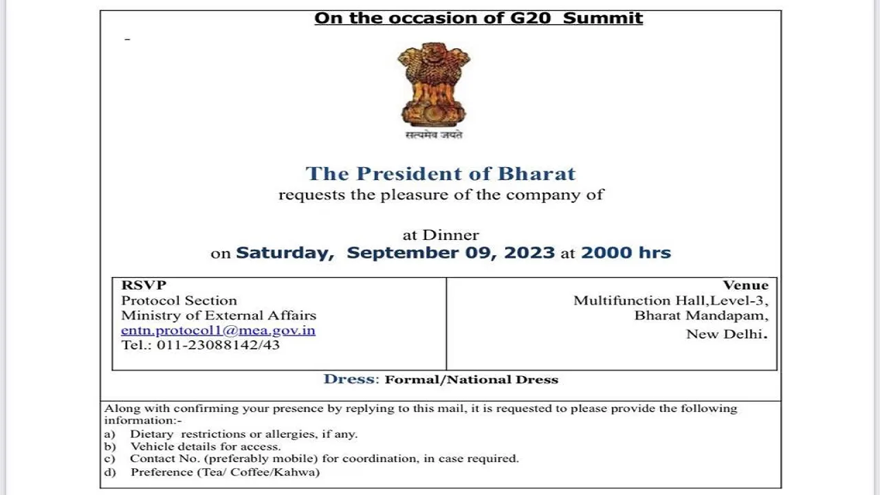 president of bharat