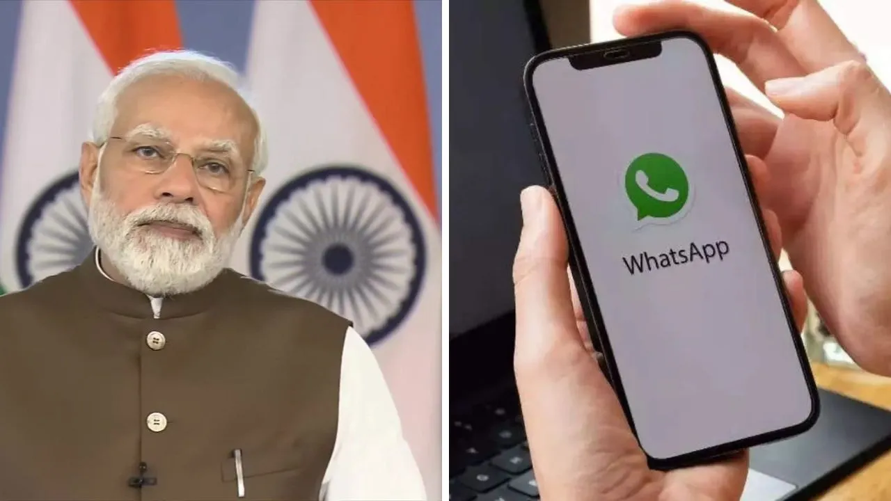 pm modi on WhatsApp