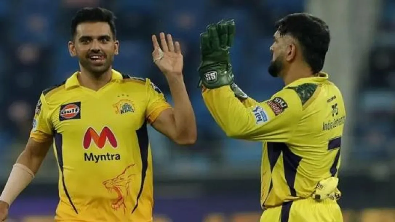 Deepak Chahar MS Dhoni