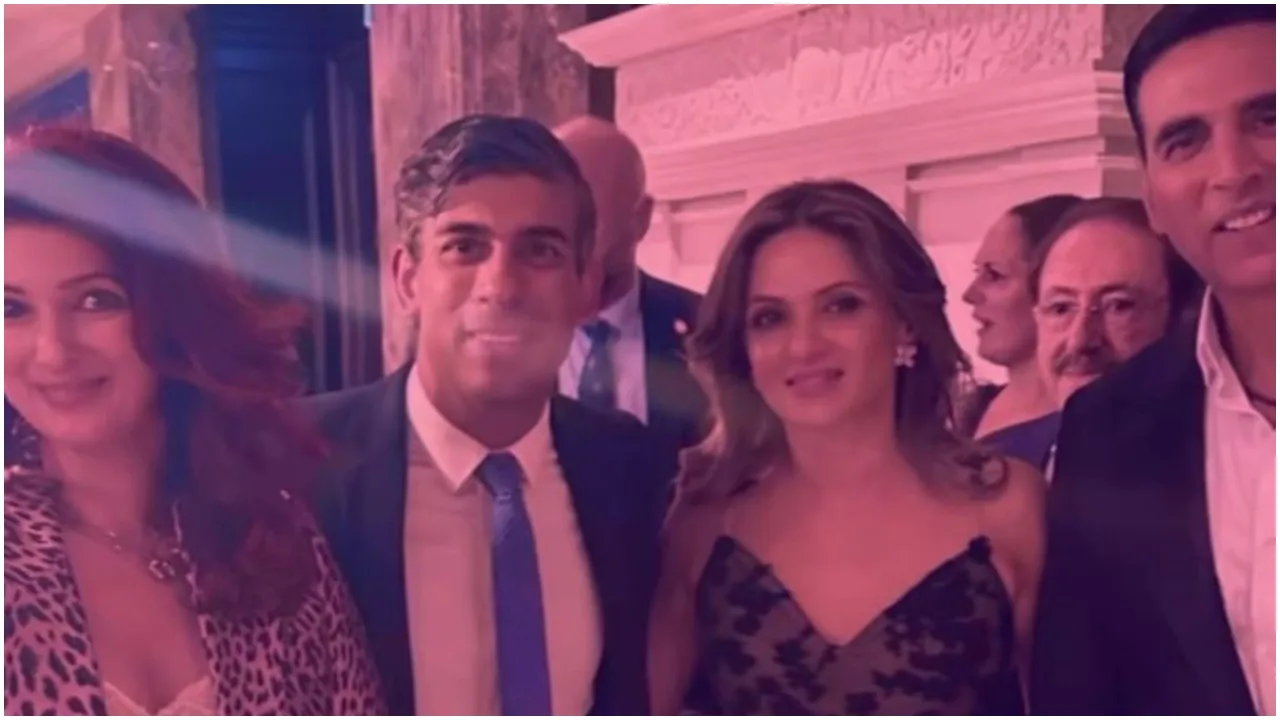 Akshay Kumar With Rishi Sunak