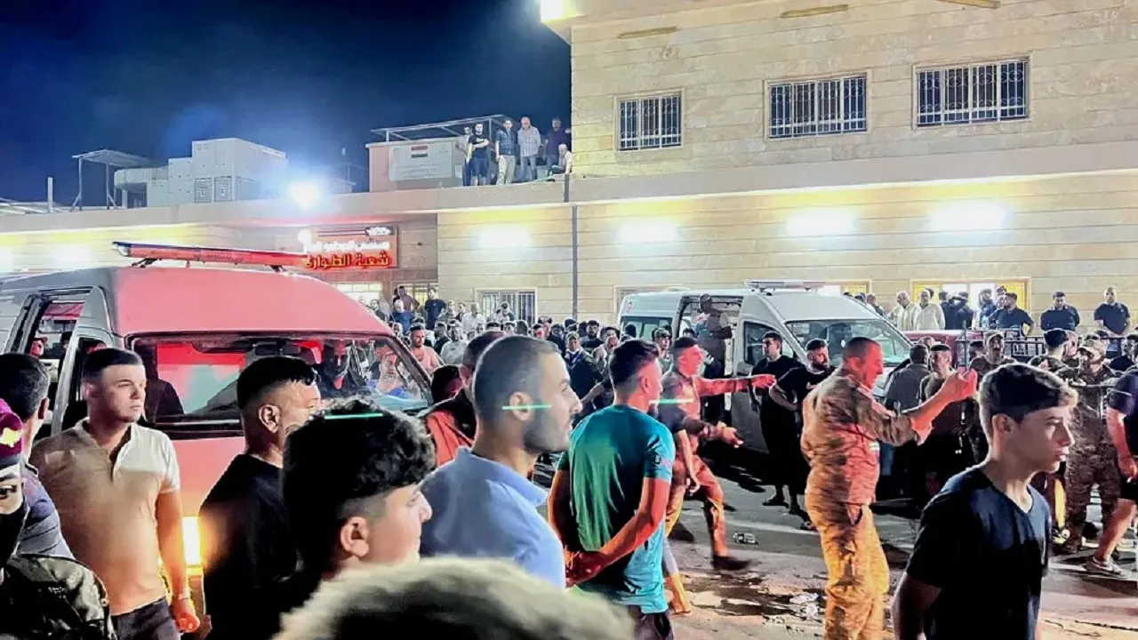 iraq marriage party fire
