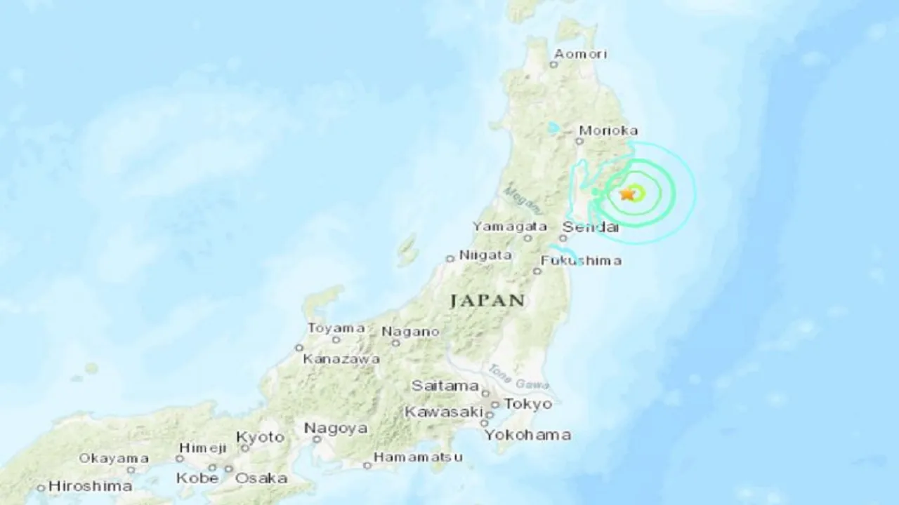 Earthquake in Japan