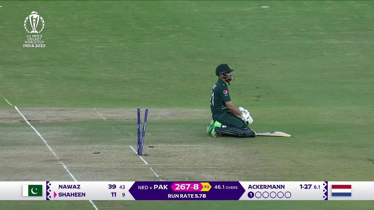 Mohammad Nawaz Run Out