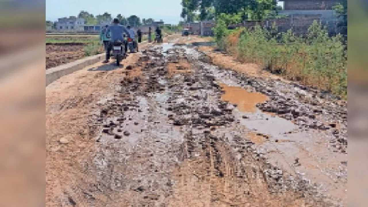 dilapidated roads