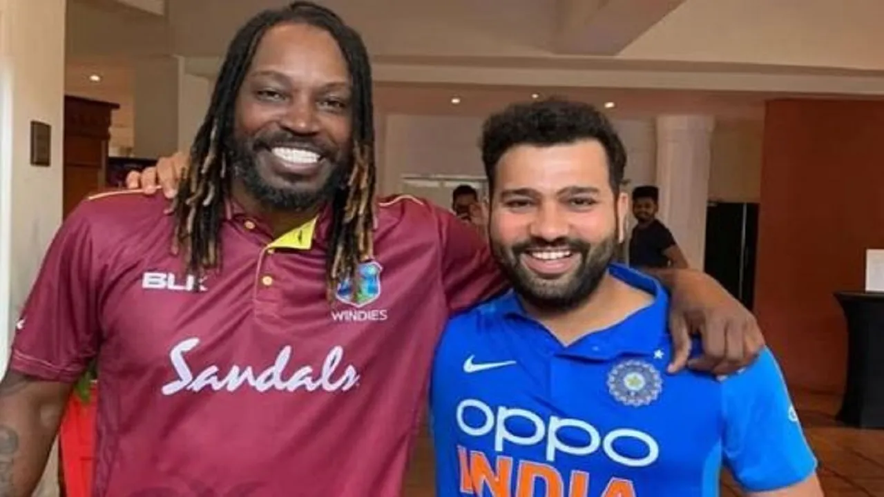 Rohit Sharma on Chris Gayle