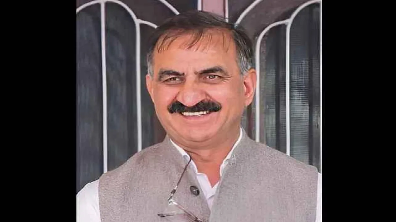 CM Sukhvinder Singh Sukhu