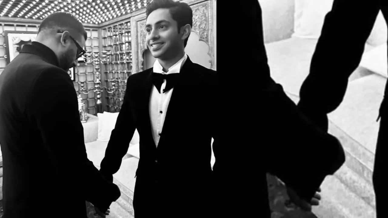 ABHISHEK BACHCHAN AND AGASTYA NANDA