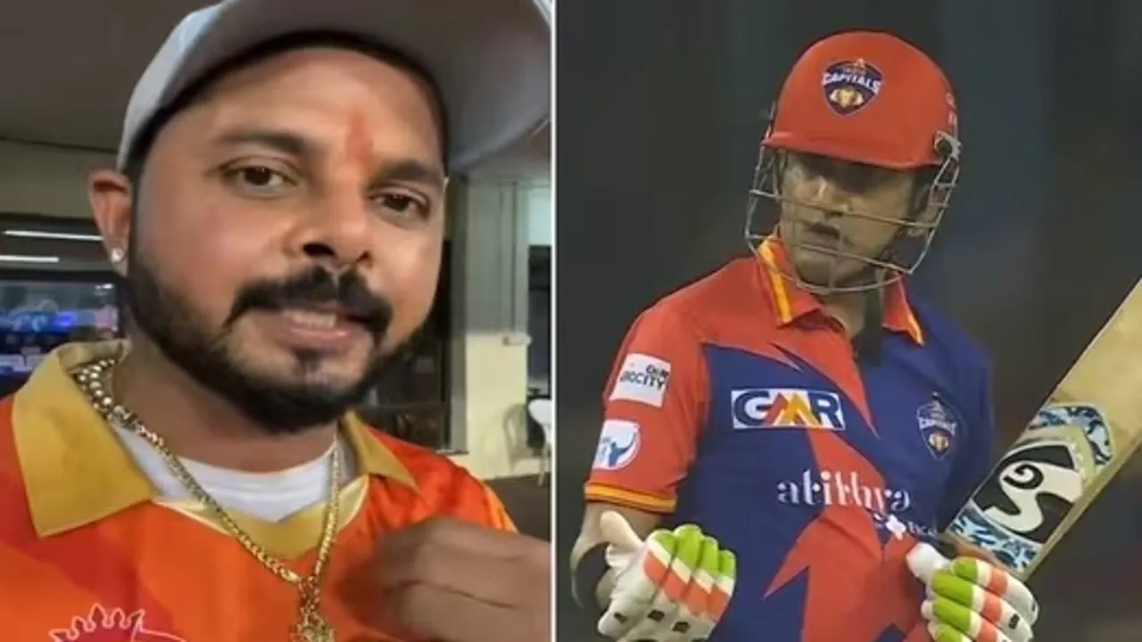 Gautam Gambhir S Sreesanth fight