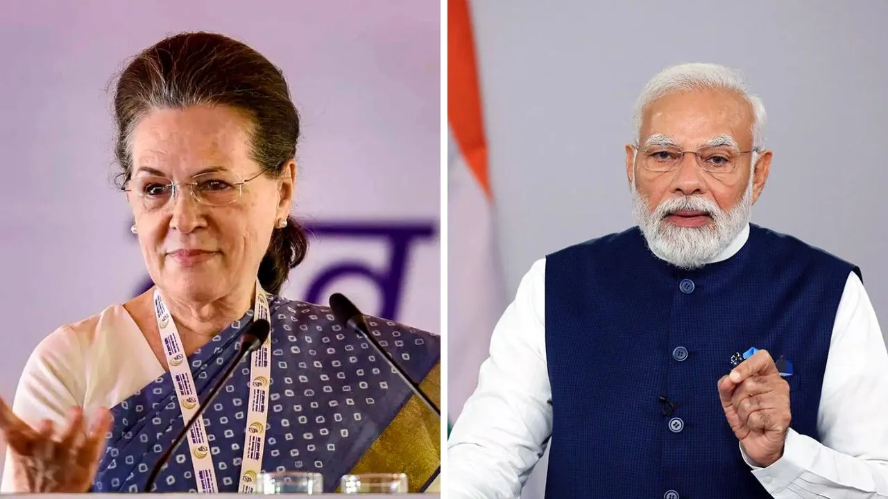 Modi Wishes Sonia Gandhi
