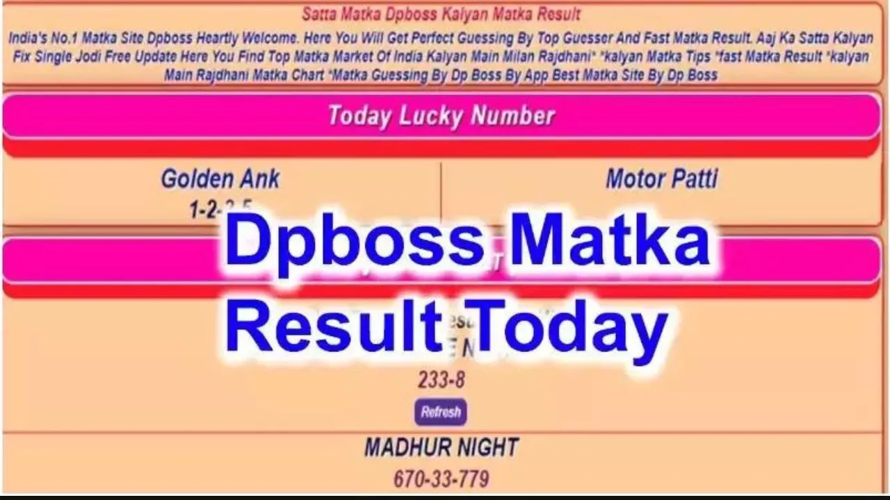 Dpboss kalyan result 21 December