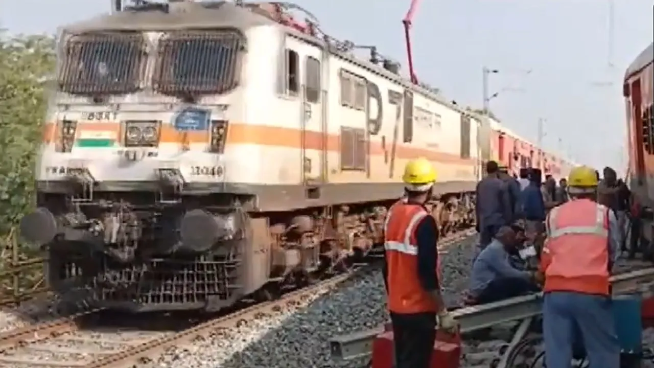 Train derailed