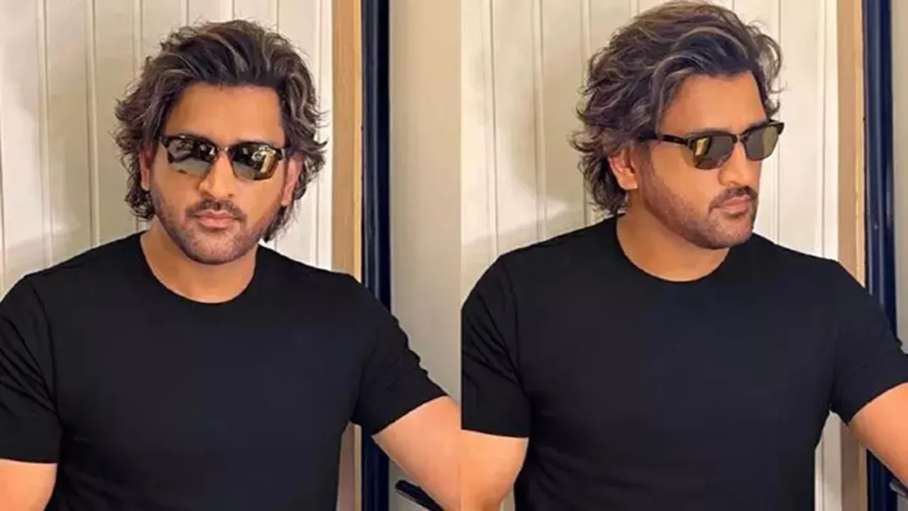 MS Dhoni On His Hairstyle