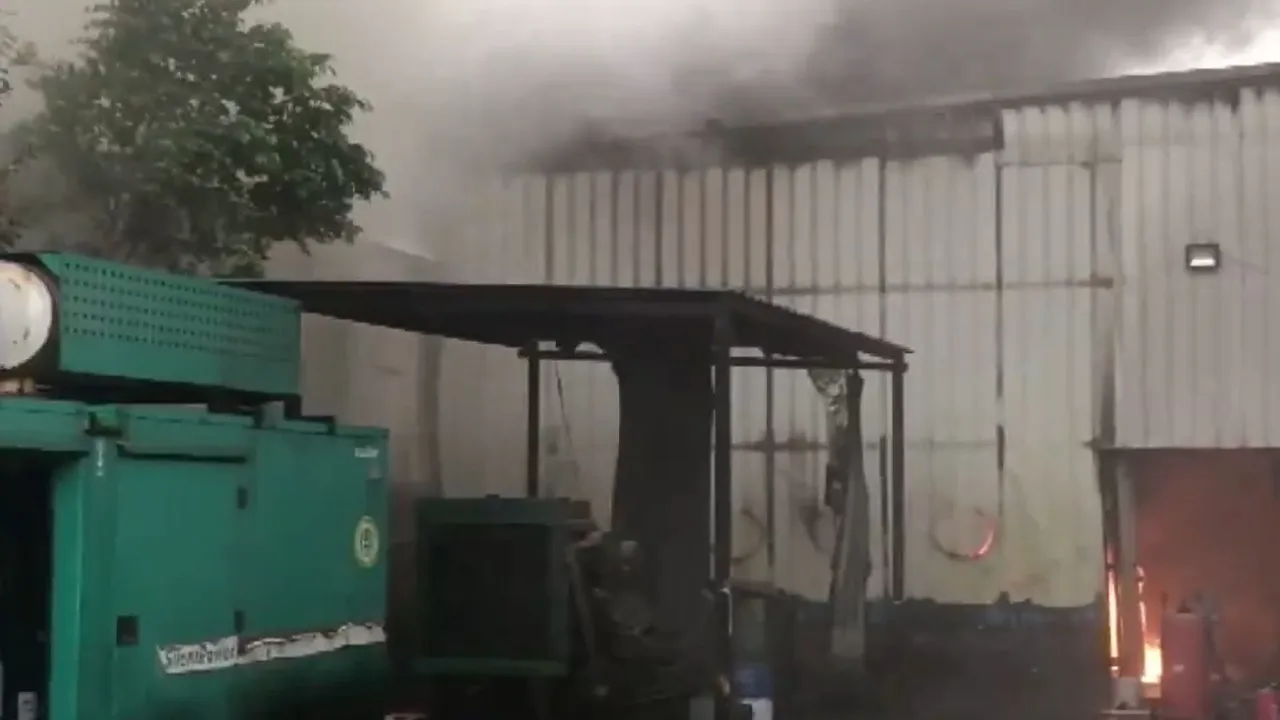 fire in shoe factory