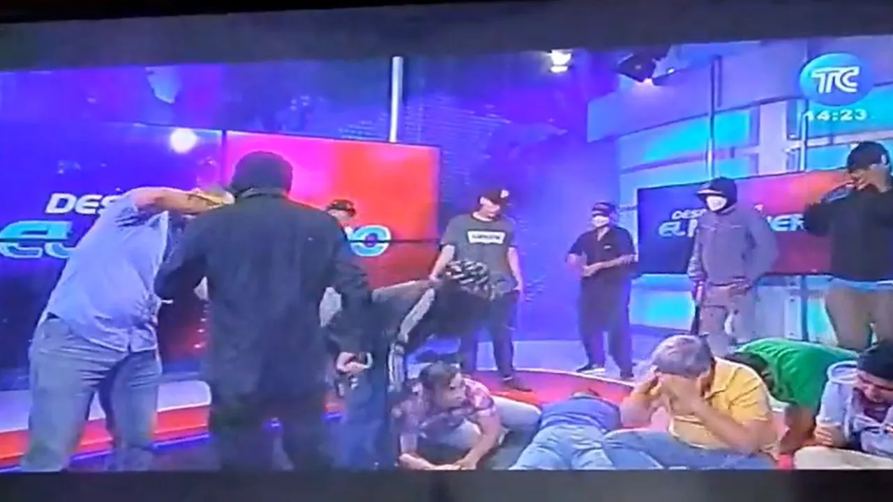 Gunmen entered the live show