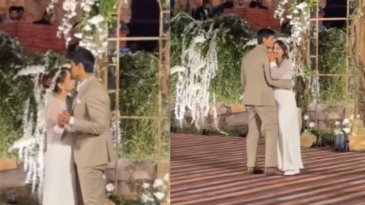 Ira and Nupur dancing
