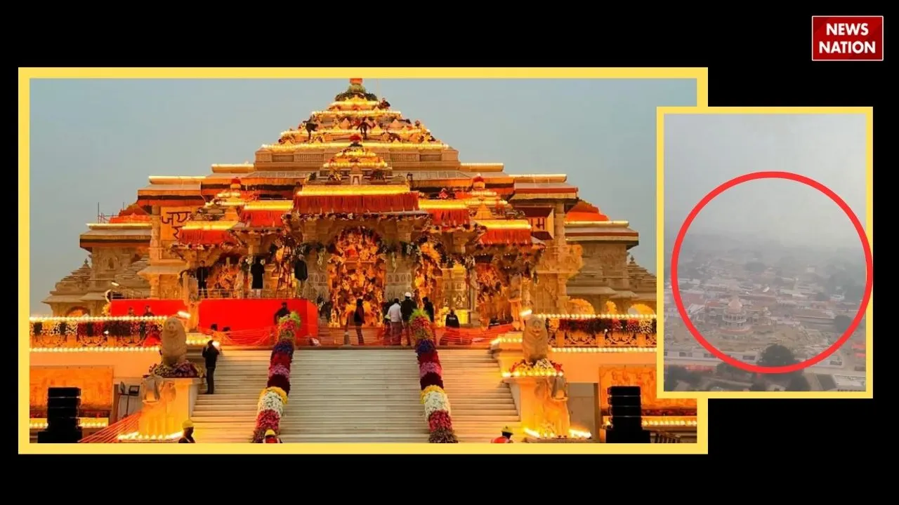 Ram Mandir Aerial View