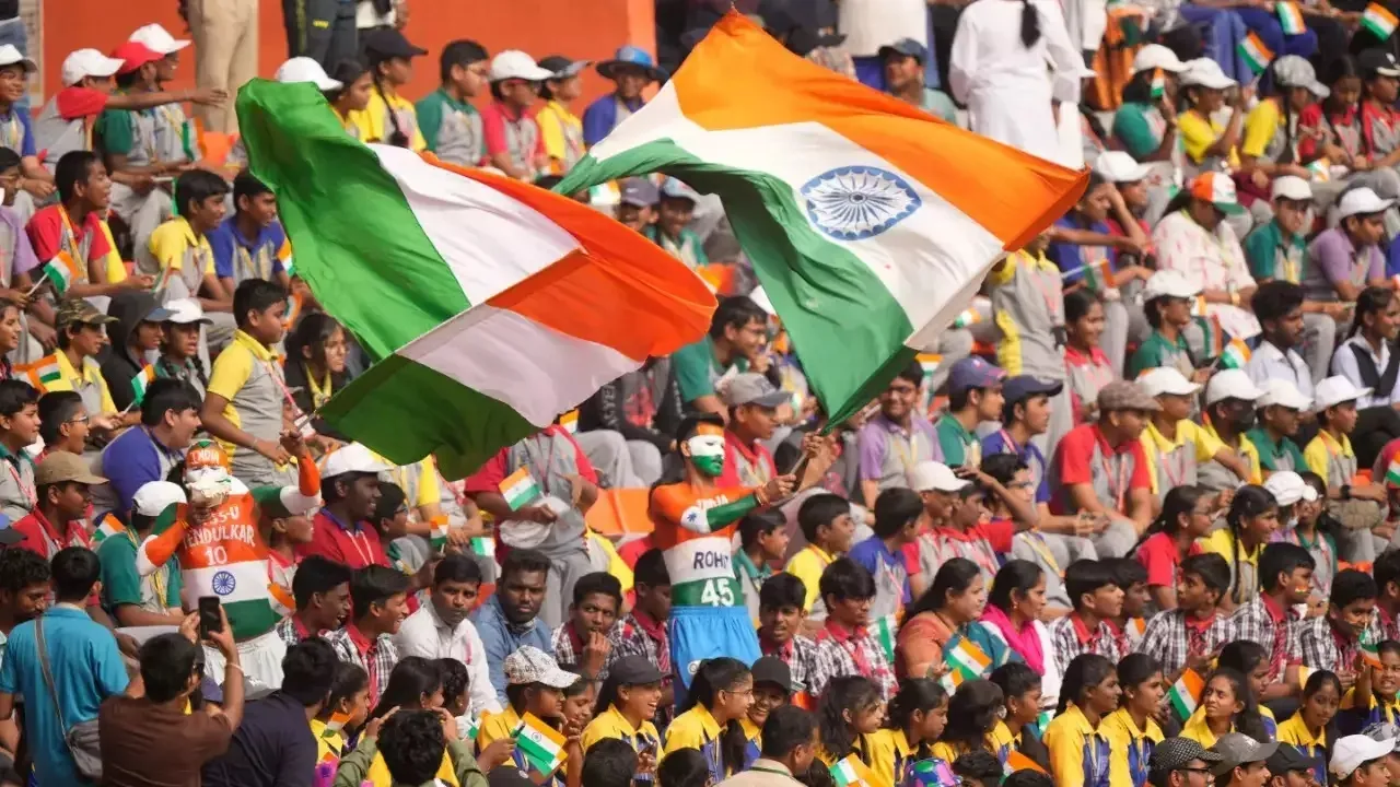 indian cricketers celebrate republic day