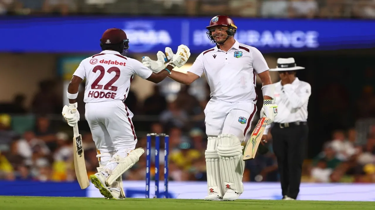 big upset in cricket west indies beat australia in brisbane test