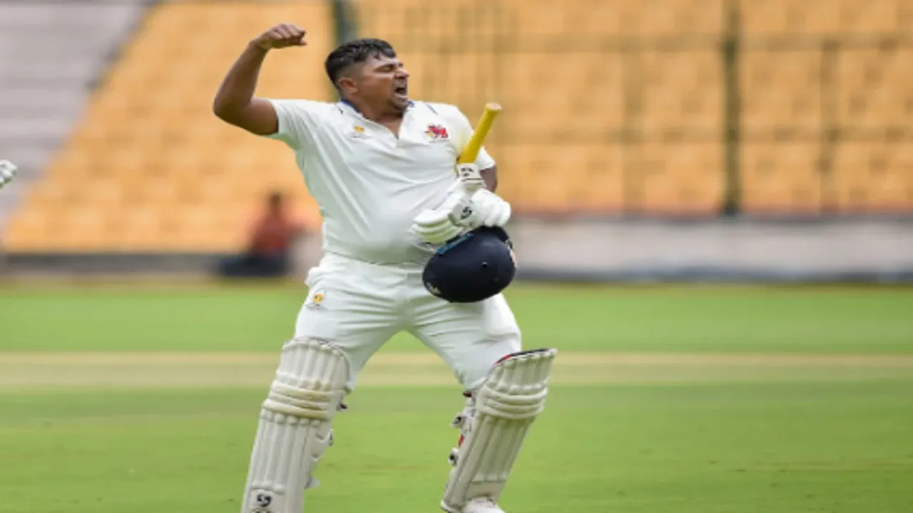 Sarfaraz Khan Team India