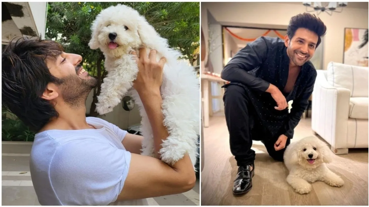 Kartik Aryan Dog