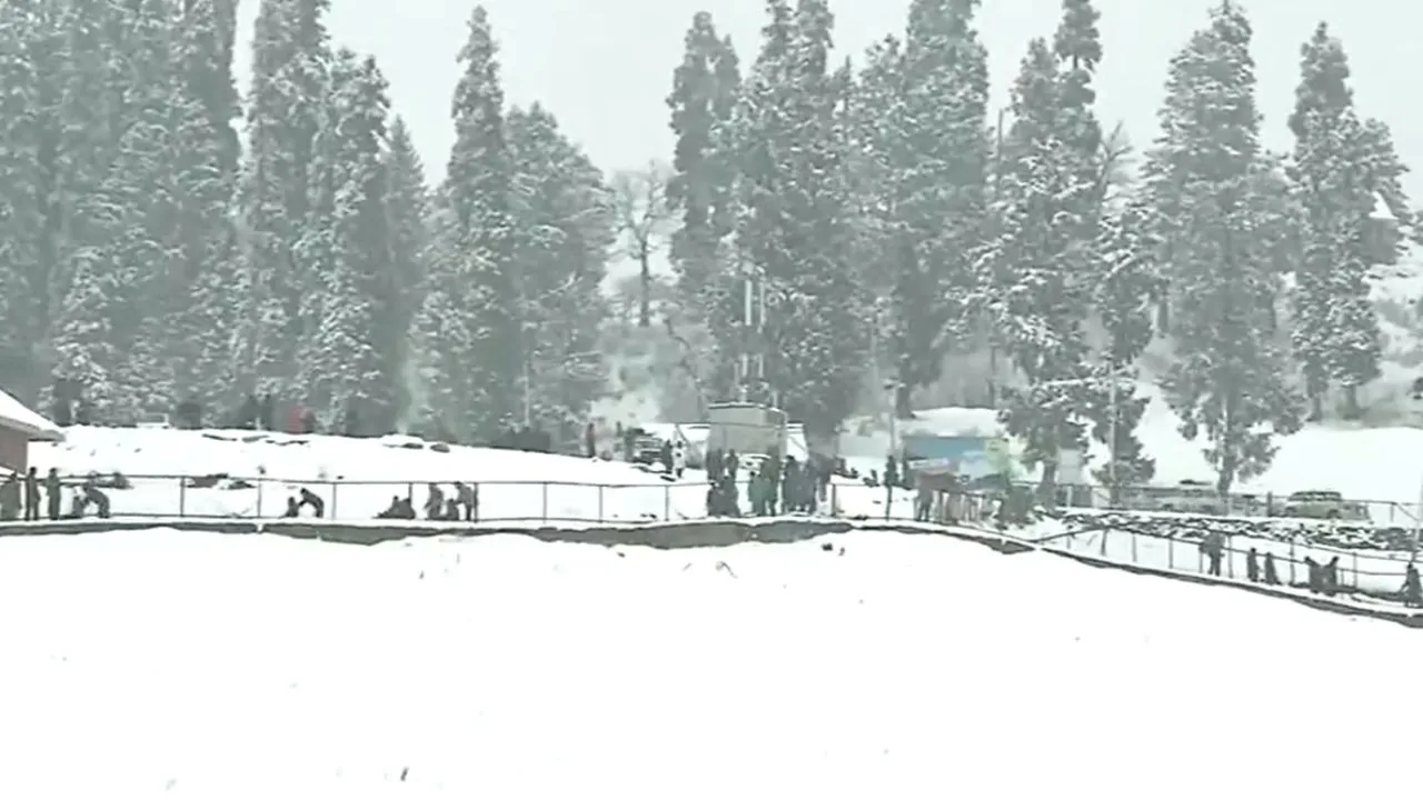 Gulmarg Snow Fall