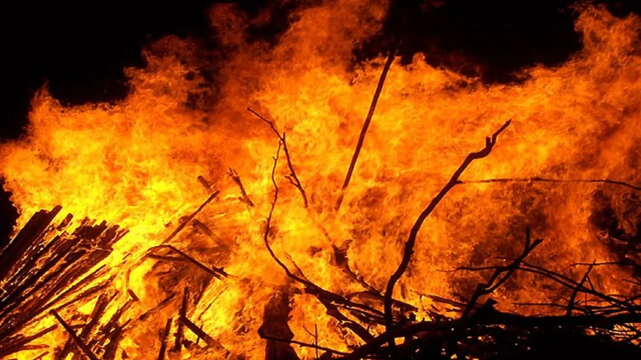 fire broke out