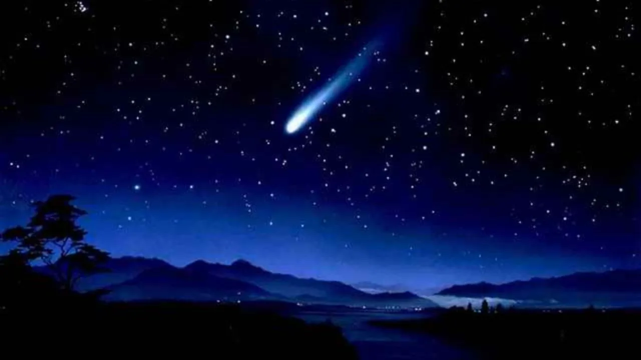 look at the falling stars