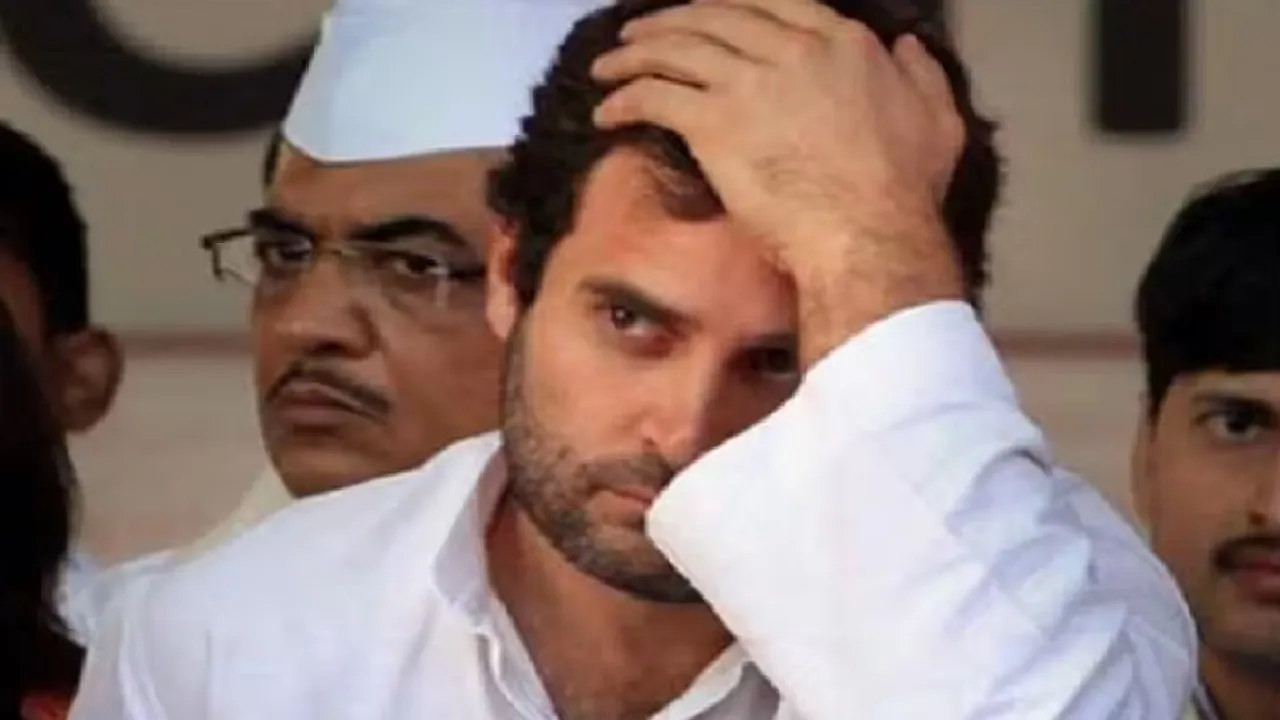 rahul gandhi sad pic