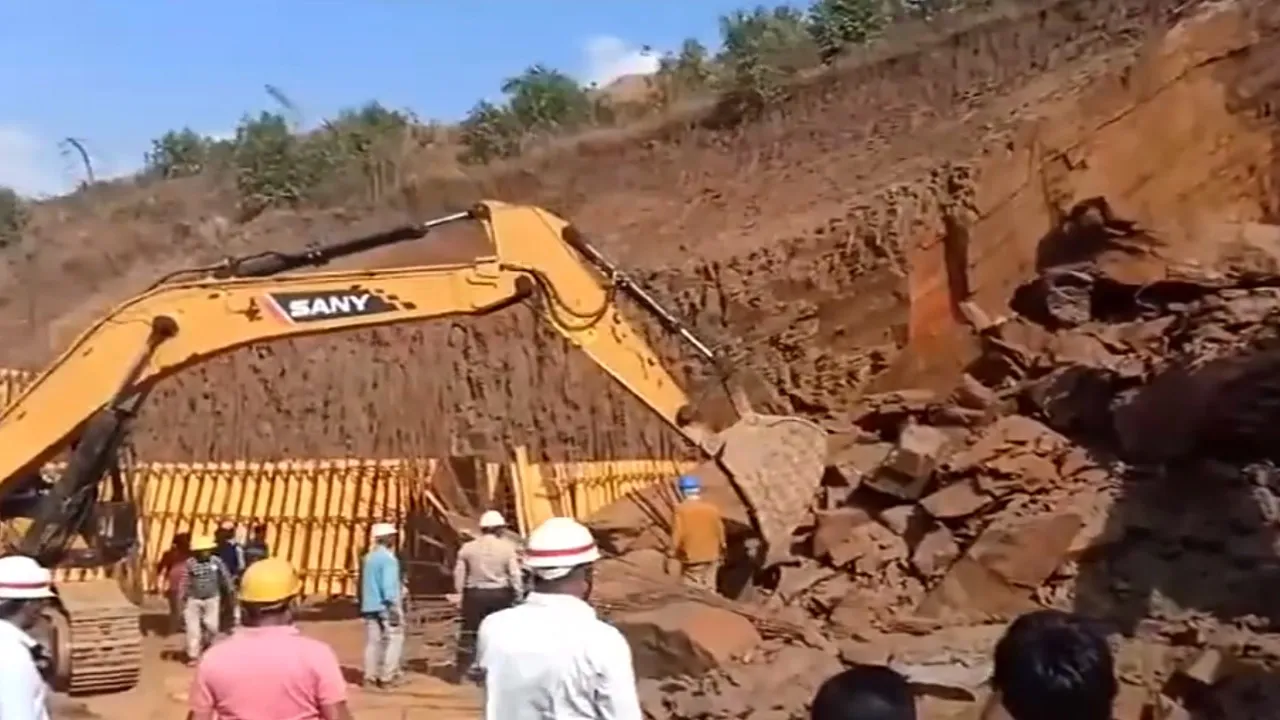 Dantewada Rock collapsed