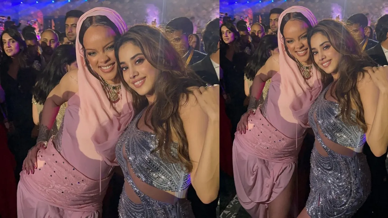 Janhvi kapoor with rihanna