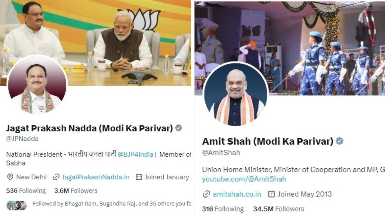 modi ka parivar