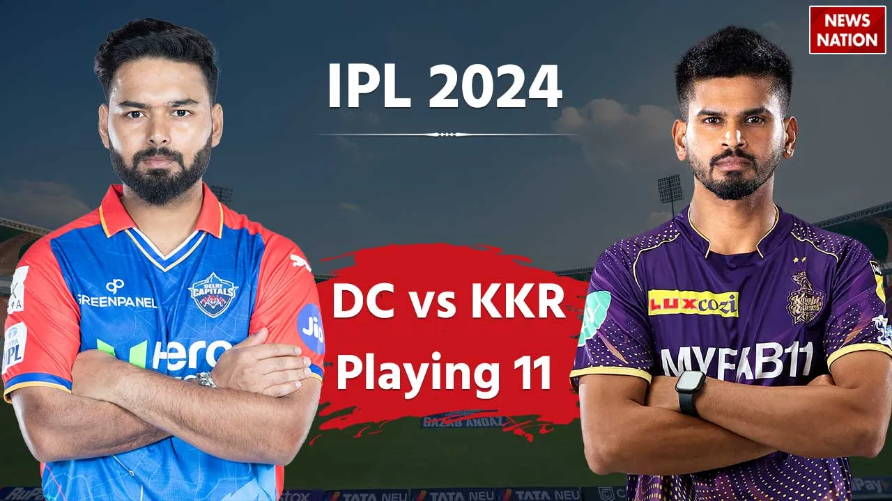 DC vs KKR Playing 11