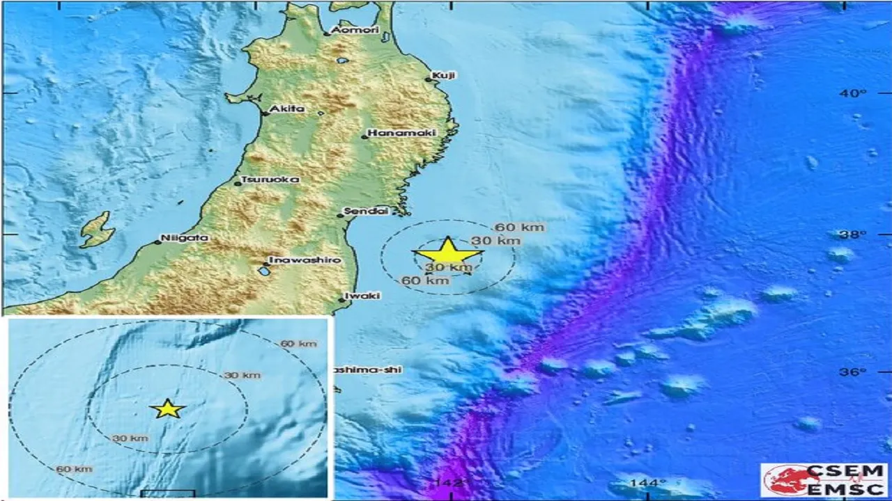 Earthquake in Japan