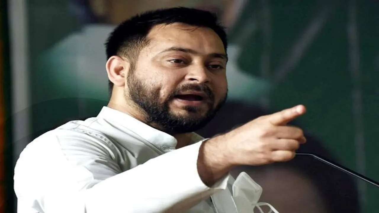 tejashwi yadav party bjp bayan
