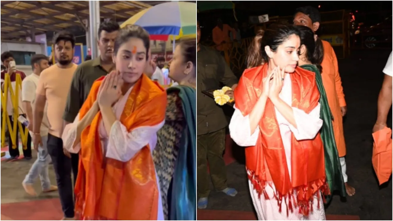 Janhvi Kapoor visit Siddhivinayak