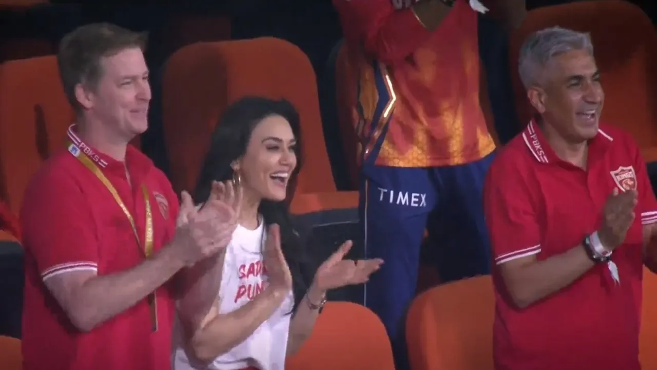 pbks vs srh Preity Zinta