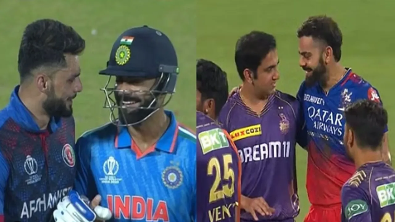Virat, naveen, Gambhir
