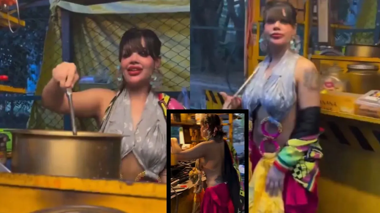 viral hot  chai wali video