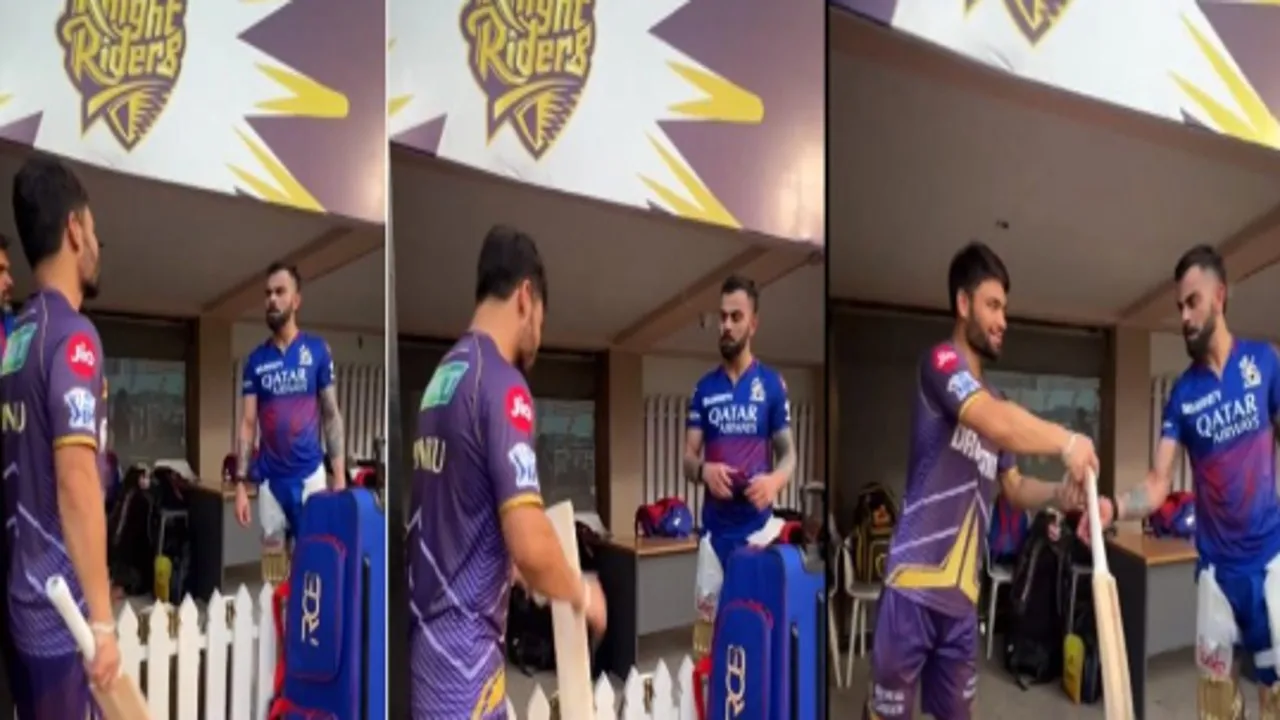 Virat Kohli Rinku Singh Bat