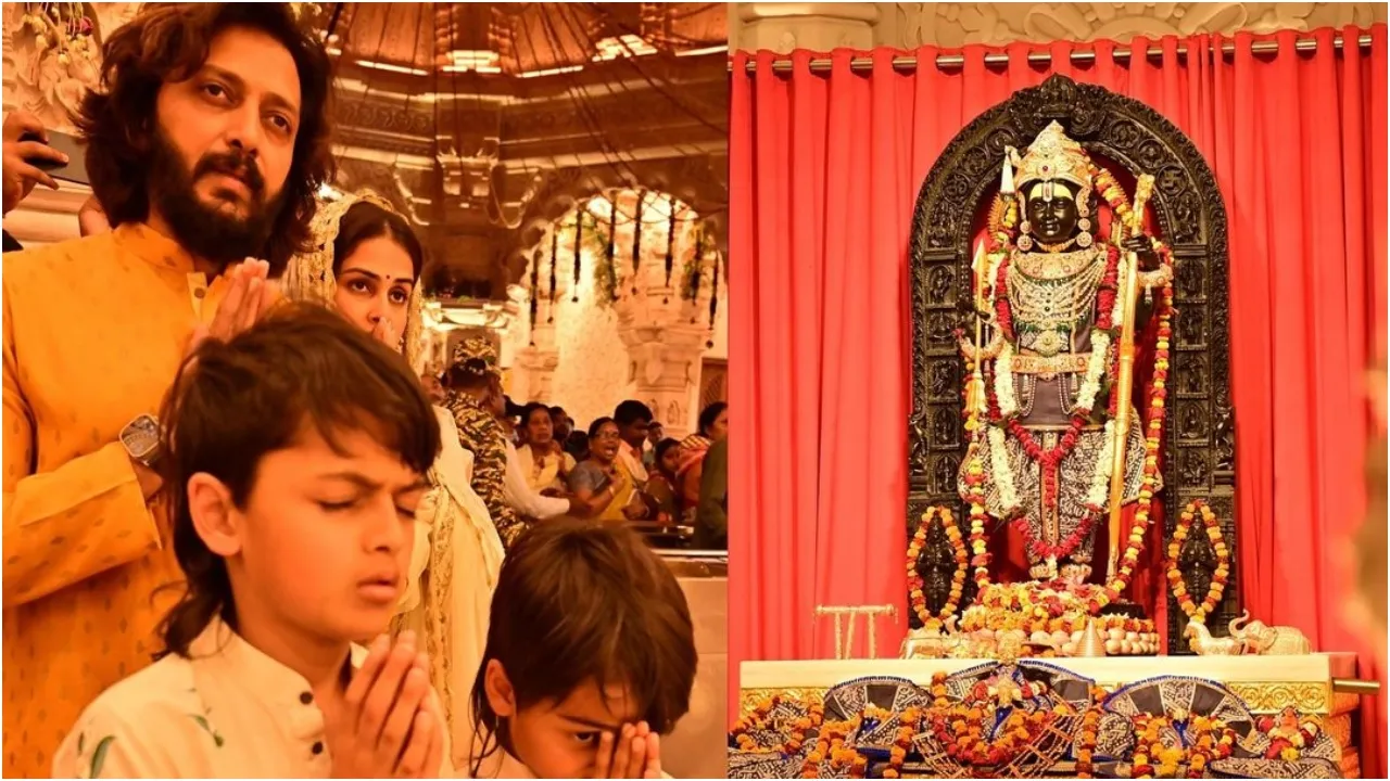 Ritesh Deshmuskh Visits Ayodhya