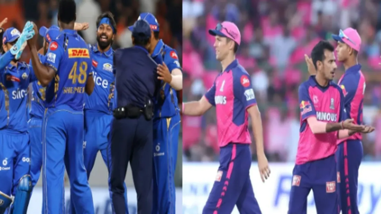 RR vs MI Head to Head in Jaipur