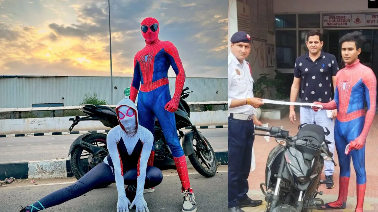 viral spiderman video