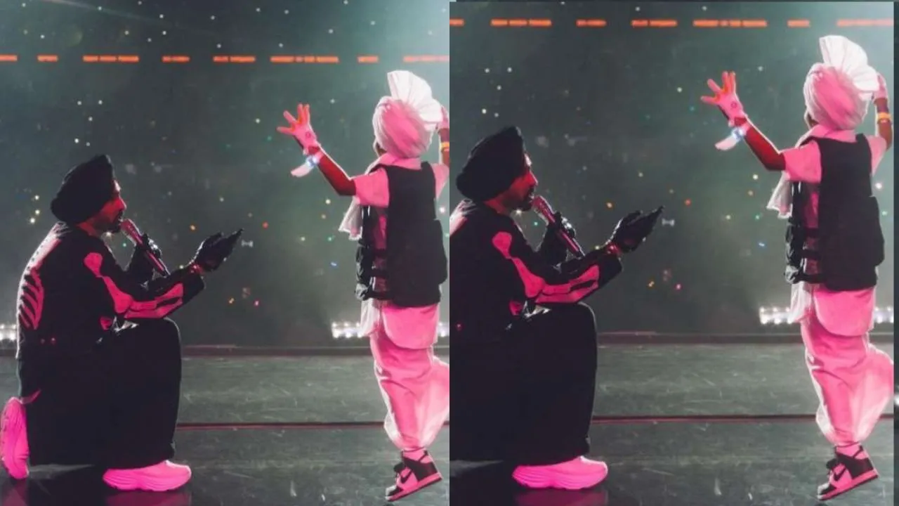 Diljit dosanjh at a Vancouver concert